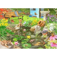 Holdson - Garden Visitors Frogs in the Pond Puzzle 1000pc