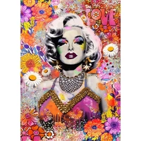 Holdson - Timeless Icons Marilyn Floral Puzzle 1000pc