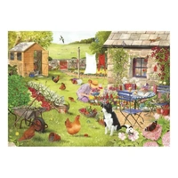 House of Puzzles - Grandma's Garden Large Piece Puzzle 500pc