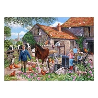 House of Puzzles - MacDonalds Farm Large Piece Puzzle 500pc
