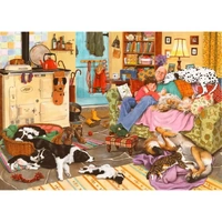 House of Puzzles - Dog Tired Puzzle 1000pc (DAMAGED BOX)