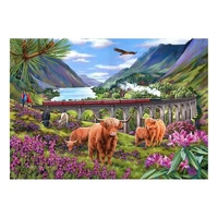 House of Puzzles - Glenfinnan Ladies Large Piece Puzzle 500pc