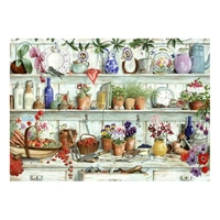 House of Puzzles - Posies & Produce Large Piece Puzzle 500pc