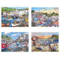House of Puzzles - Days at the Dock Puzzle 4 x 500pc