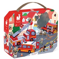 Janod - Firefighter Puzzle 24pc