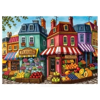 JaCaRou - Fruit & Flower Corner Shop Puzzle 1000pc