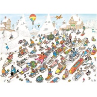 Jumbo - Jan Van Haasteren It's All Going Downhill Puzzle 1000pc