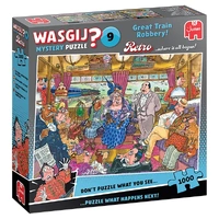 Jumbo - WASGIJ? Retro Mystery 9 Great Train Robbery! Puzzle 1000pc