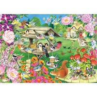 Jumbo - Summer Garden Birds Puzzle 500pc