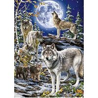 Jumbo - Wolf Pack in Winter Puzzle 500pc