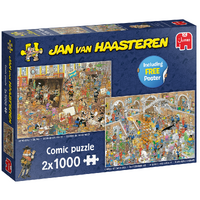 Jumbo - Jan Van Haasteren A Trip to the Museum Puzzle 2 x 1000pc