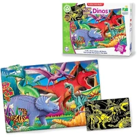 Learning Journey - Glow in the Dark Dinos Puzzle 100pc