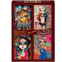 Magnolia - Romi Lerda (Set 2) Puzzle 4x260pc