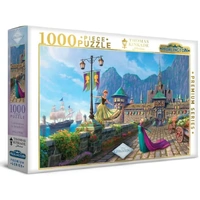 Harlington - Thomas Kinkade Disney Frozen Celebration in Arendelle Puzzle 1000pc