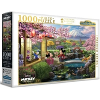 Harlington - Thomas Kinkade Disney Mickey & Minnie In Japan Puzzle 1000pc