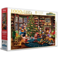 Harlington - Thomas Kinkade Disney - Trimming The Tree Puzzle 1000pc