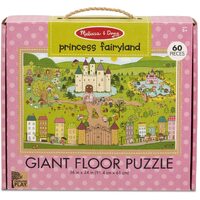 Melissa & Doug - Natural Play - Giant Floor Puzzle - Princess Fairyland 60pc