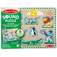 Melissa & Doug - Zoo Animals Sound Puzzle 8pc