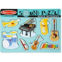 Melissa & Doug - Musical Instruments Sound Puzzle 8pc