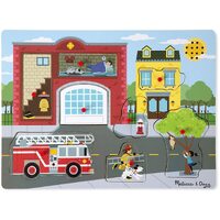 Melissa & Doug - Fire Station Sound Puzzle 8pc