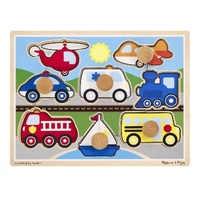 Melissa & Doug - Vehicles Jumbo Knob Puzzle