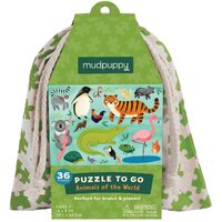 Mudpuppy - Animals of the World To Go Puzzle 36pc