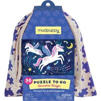 Mudpuppy - Unicorn Magic Puzzle To Go 36pc