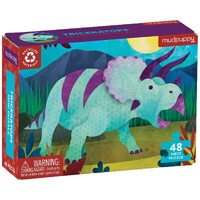 Mudpuppy - Mini Puzzle Triceratops 48pc