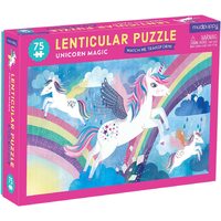 Mudpuppy - Unicorn Magic Lenticular Puzzle 75pc