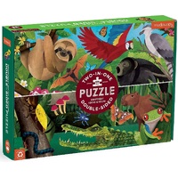 Mudpuppy - Rainforest Double Sided Puzzle 100pc