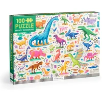 Mudpuppy - Mighty Dinosaurs Puzzle 100pc