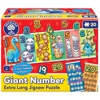 Orchard Toys - Giant Number Puzzle 20pc