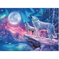 Ravensburger - Wolf At Night Glow in the Dark Puzzle 500pc
