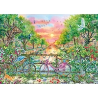 Ravensburger - Dreamy Bicycles in Amsterdam Puzzle 1000pc