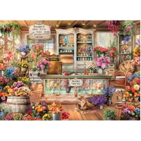 Ravensburger - All Seasons Flower Shop Puzzle 1000pc