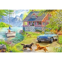 Ravensburger - Summer Lake House Large Format Puzzle 200pc