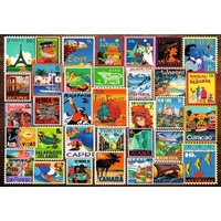Ravensburger - Travel Stamps Large Format Puzzle 200pc