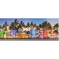 Ravensburger - Night Glow on Ocean Drive Panorama Puzzle 1000pc