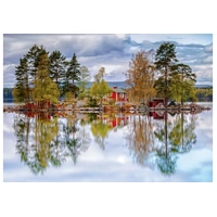 Ravensburger - Lake in Nrrbrnningen, Sweden Puzzle 1000pc