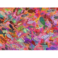 Ravensburger - Fish in Fuchsia Puzzle 500pc