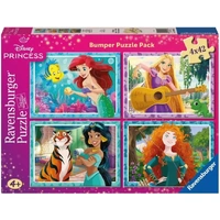 Ravensburger - Disney Princess Bumper Puzzle Pack 4x42pc