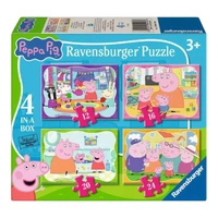 Ravensburger - Peppa Pig Family Time 4 Puzzles In A Box