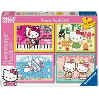 Ravensburger - Hello Kitty Bumper Puzzle Pack 4x100pc