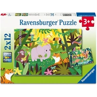 Ravensburger - Animal Friends in Nature Puzzle 2x12pc