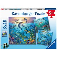 Ravensburger - Ocean Life Puzzle 3x49pc