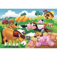 Ravensburger - Sweet Farm Animals Plastic Puzzle 12pc