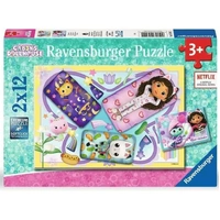 Ravensburger - Gabby's Dollhouse Magical Sleepover Puzzle 2x12pc