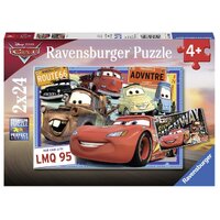 Ravensburger - Disney Two Cars Puzzle 2x24pc 
