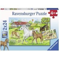 Ravensburger - At the Stables Puzzle Puzzle 2x24pc