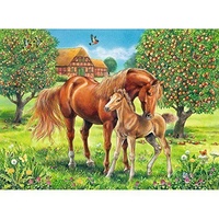 Ravensburger - Horses in the Field Puzzle 100pc